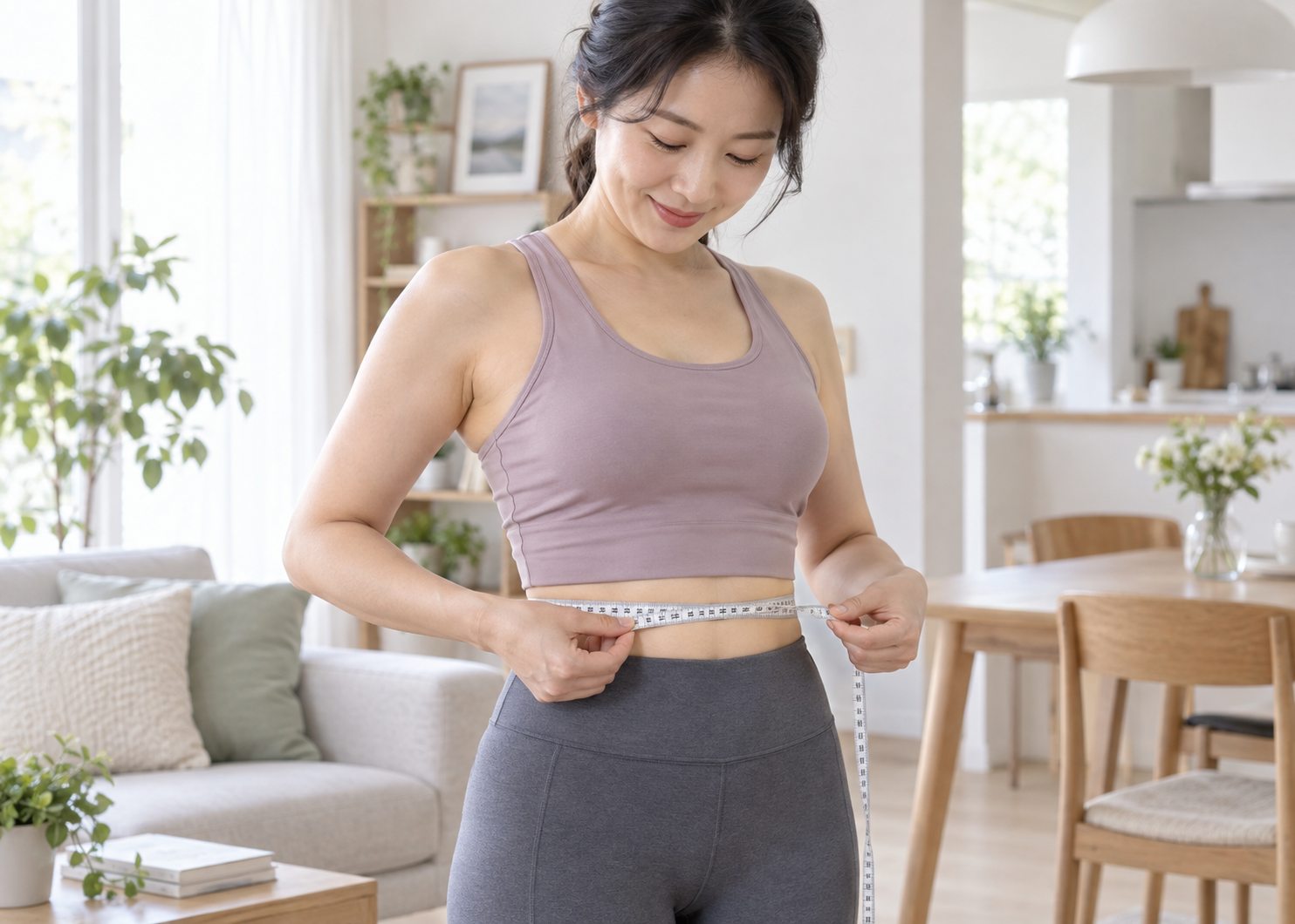 뱃살빼는법을 위한 건강한 식사와 운동