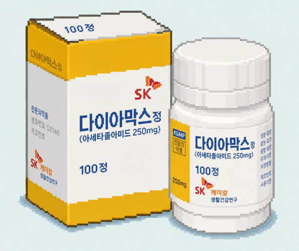 아세타졸아미드가 간질 치료에서 중심 치료제보다 특수 상황의 보조 성분으로 사용되는 모습을 설명하는 이미지